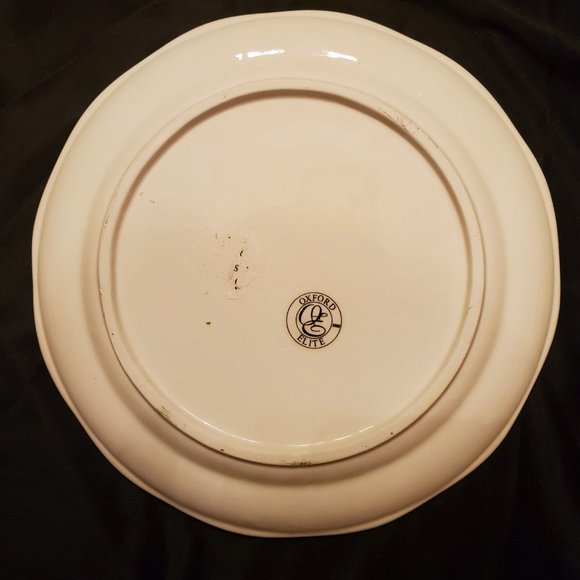 LOT 4 Decorative Plates Oxford Elite Wild Flower Meadow / Butterfly / Dragonfly - Picture 4 of 4